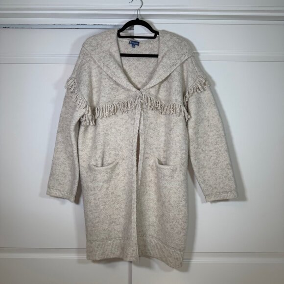 Democracy Western Fringe Cardigan with Pockets Large - Picture 2 of 14